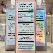 Load image into Gallery viewer, Coconut Milk Bubble Bath